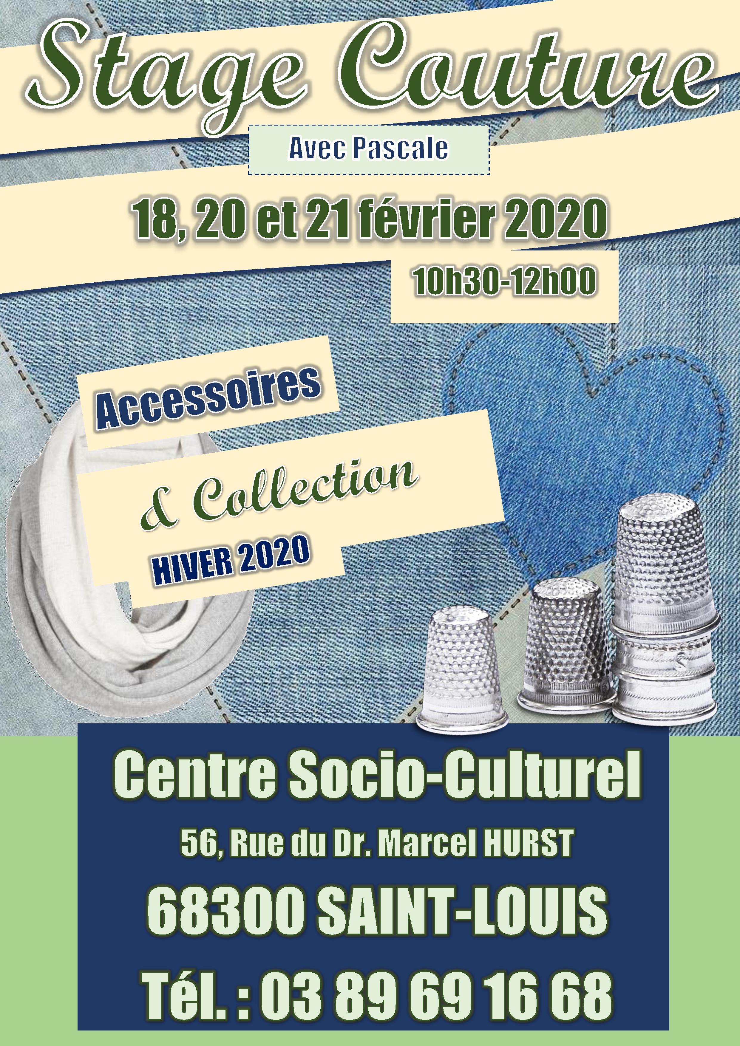 Stage couture 9-18 ans 